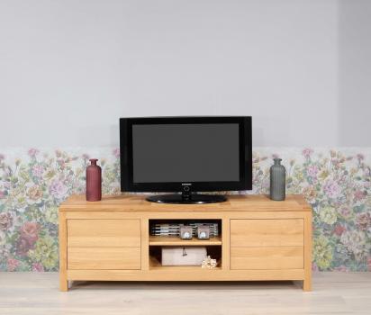 Meuble TV  Noah réalisé en chêne massif Ligne Contemporaine