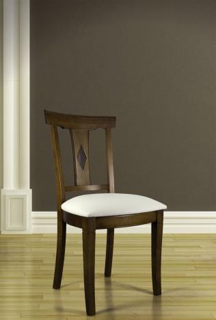 Chaise Syriel réalisée en Merisier Massif de style Louis Philippe 