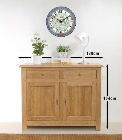 Buffet 2 portes   en Chêne Massif de style campagnard