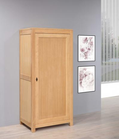 Bonnetière 1 porte  en chêne massif de ligne Contemporaine SEULEMENT 1 DISPONIBLE 