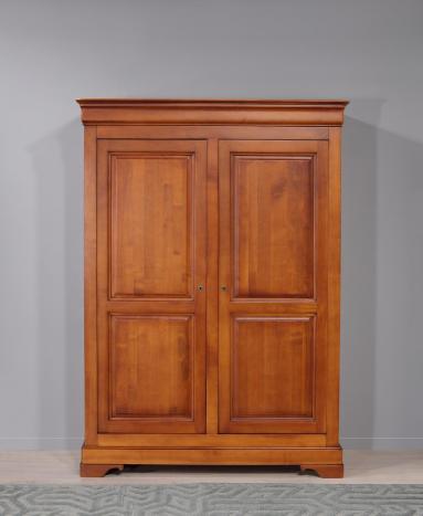 Armoire 2 portes   en Merisier Massif de style Louis Philippe SEULEMENT1 DIPONIBLE