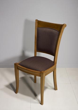 Chaise Benjamin en chêne massif de style Louis Philippe 