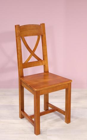 Chaise Cecile  en Merisier massif de style Campagne Assise Merisier