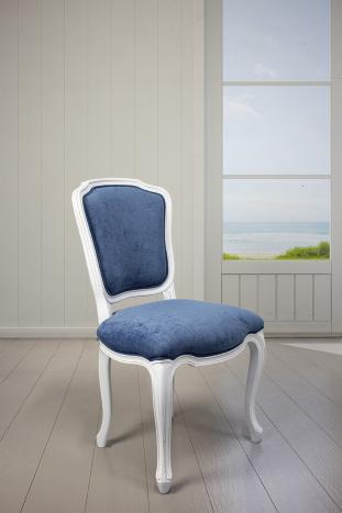 CHAISE Mila Style Louis XV EN MERISIER Ivoire 
