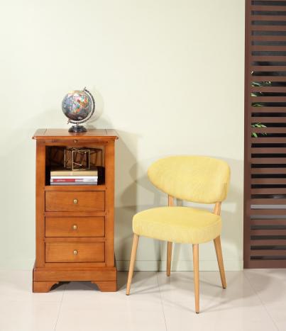 Meuble de rangement ou Téléphone Camille, réalisé en Merisier Massif de style Louis Philippe  SEULEMENT 1 DISPONIBLESEULEMENT 1 DISPONIBLE