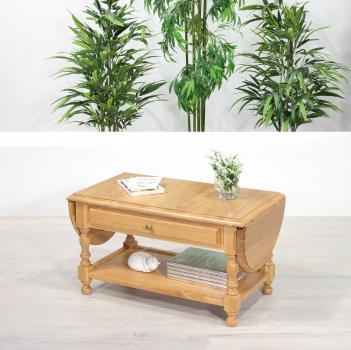 Table basse à volets Jean  en Chêne massif de style Louis Philippe 