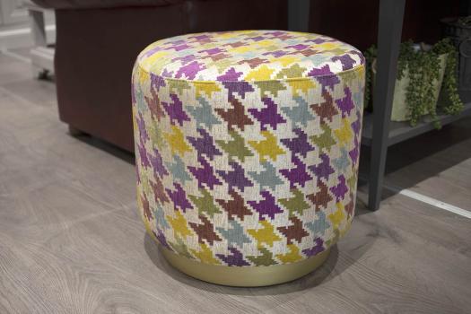 Pouf rond ou tabouret d'appoint Tissu ORB