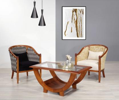 Table basse   en Merisier Massif de style Contemporain